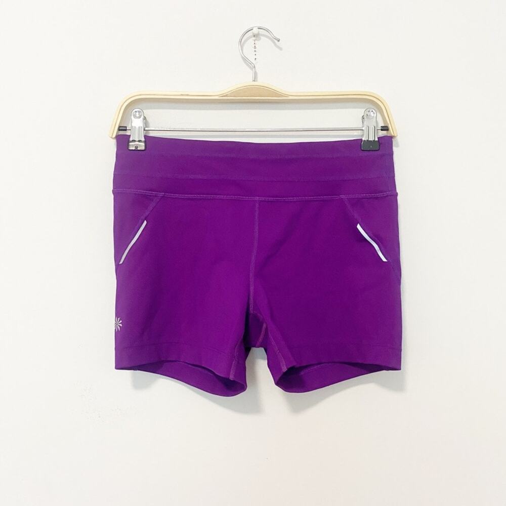 Athleta Purple Workout Shorts Size Medium